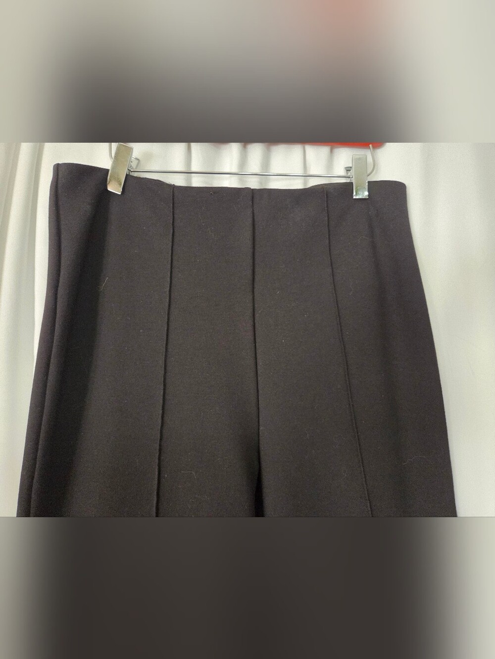 Lysse Black Straight-Leg Ponte Pants Casual Office Size XL